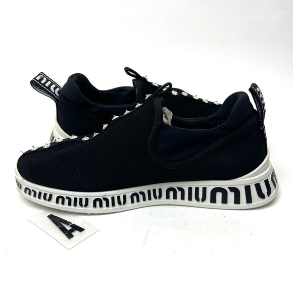 MIU MIU Logo Slip-On Sneaker sz 9 - Picture 7 of 14